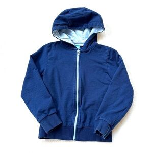 ⭐️ 5 for $25 Blue Cotton Hooded Jacket Size 8/9 134 cm